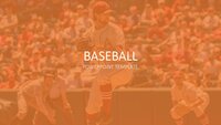 Baseball Google Slides template for download