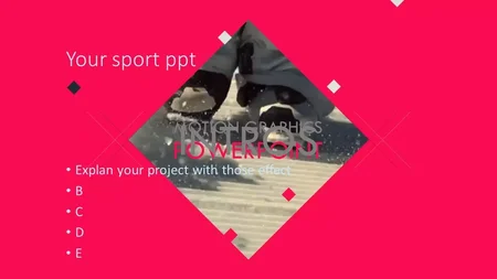 Be Active Google Slides template for download
