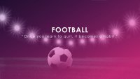 Futbol İndirmeye hazır Google Slaytlar şablonu