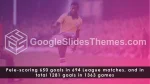Sport Fotbollsmatch Google Presentationer-Tema Slide 09