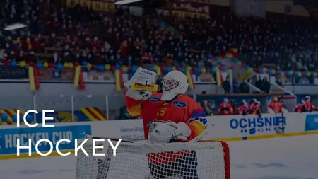 Ice Hockey Google Slides template for download