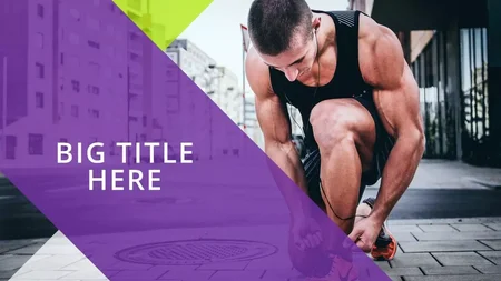 Physical Endurance Google Slides template for download