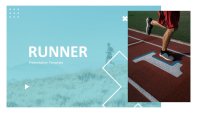 Runner Google Slides template for download
