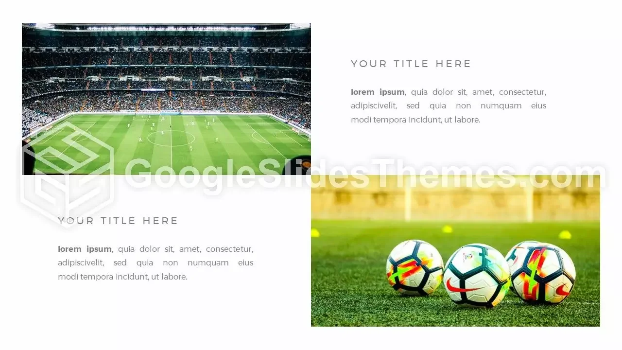 Soccer Stadium - Free Professional Google Slides Templates