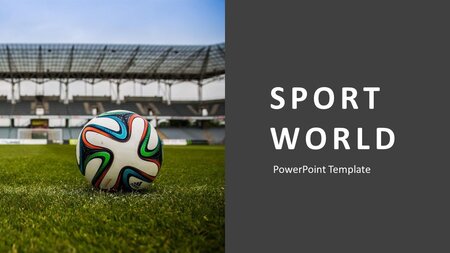 Spor Etkinliği İndirmeye hazır Google Slaytlar şablonu