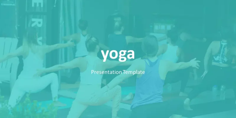 Yoga Google Slides template for download