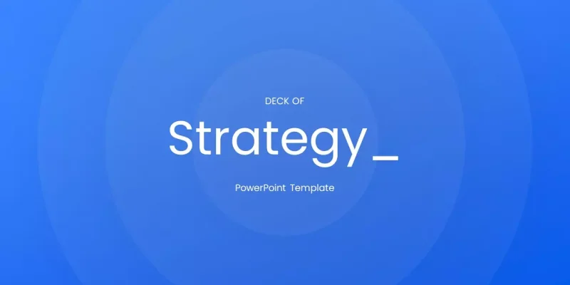 Forretningsstrategi dæk Google Slides skabelon for download