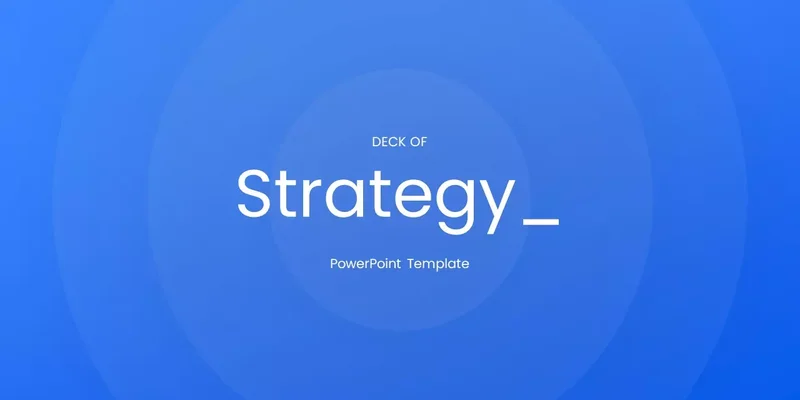 İş Stratejisi Destesi İndirmeye hazır Google Slaytlar şablonu