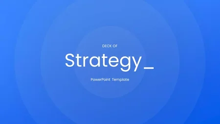 İş Stratejisi Destesi İndirmeye hazır Google Slaytlar şablonu