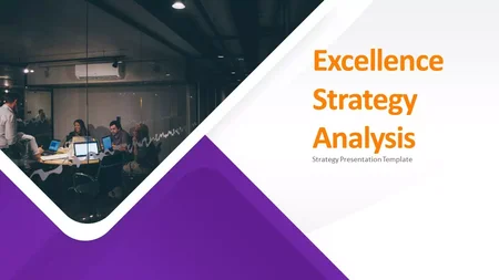 Análisis de estrategia de excelencia Plantilla de Presentaciones de Google para descargar