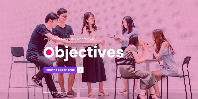 Goals And Objectives Google Slides template for download