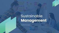 Sustainable Management Google Slides template for download