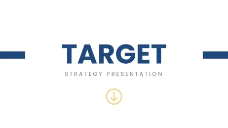 Zielstrategie-Methode Google Präsentationen-Vorlage zum Herunterladen