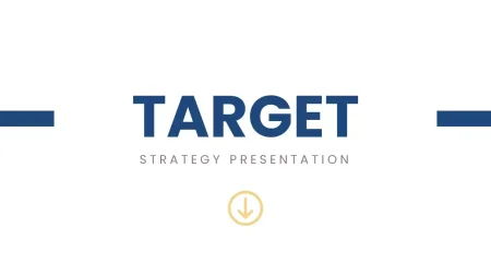 Strategimetod för mål Google Presentationsmall för nedladdning