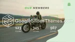 Subkultur Motorradfahrer Google Präsentationen-Design Slide 15
