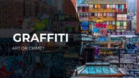 Graffiti della città modello di Presentazioni Google da scaricare