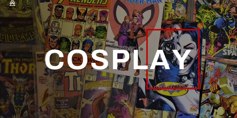 Cosplay Google Slides skabelon for download