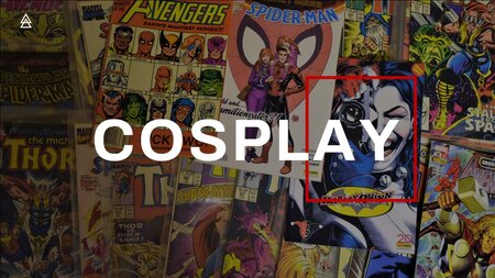 Cosplay Google Presentationsmall för nedladdning
