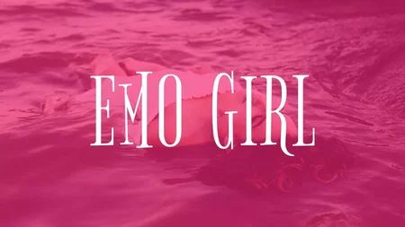 Emo Kızı İndirmeye hazır Google Slaytlar şablonu