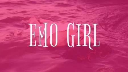 Emo Girl Google Slides template for download