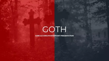 Goth Google Slides skabelon for download