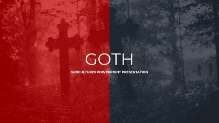 Gotisch Google Präsentationen-Vorlage zum Herunterladen
