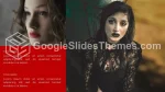 Subkultur Goth Google Presentationer-Tema Slide 07
