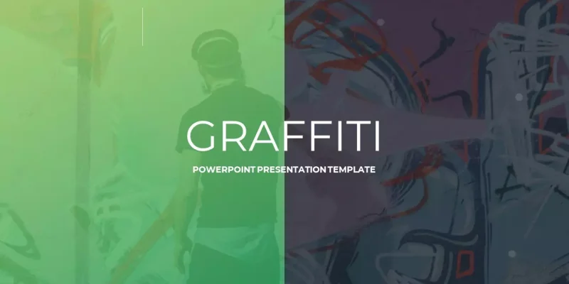 Graffiti Google Slides skabelon for download