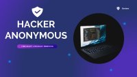 Anonim Hacker İndirmeye hazır Google Slaytlar şablonu