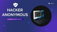 Anonim Hacker İndirmeye hazır Google Slaytlar şablonu
