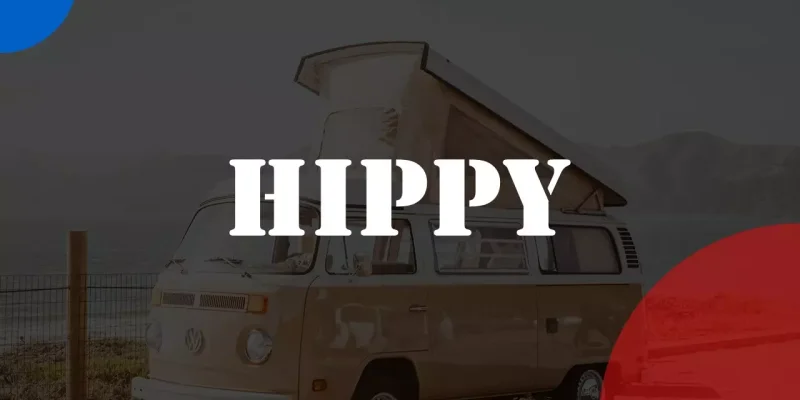 Hippies Modèle Google Slides à télécharger