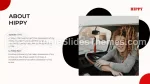Subkultur Hippies Google Presentationer-Tema Slide 03