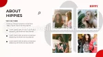 Subkultur Hippies Google Presentationer-Tema Slide 07
