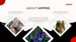 Subkultur Hippies Google Presentationer-Tema Slide 16