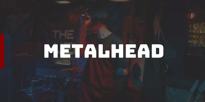 Metalhead Google Presentaties-sjabloon om te downloaden