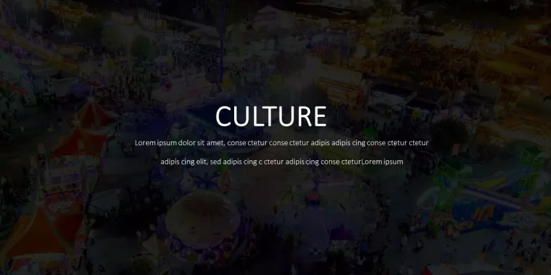 Kultura współczesna Szablon Google Prezentacje do pobrania