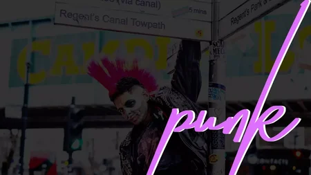 Punk Google Slides template for download
