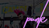 Punk Modelo do Apresentações Google para download