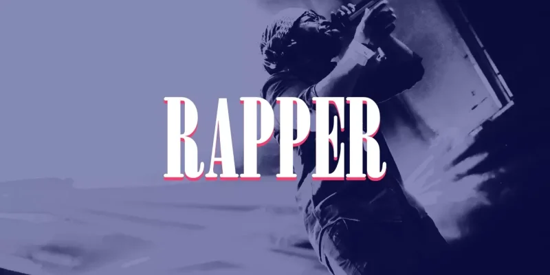 Rapper Google Slides skabelon for download