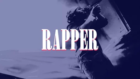Rapper Google Slides template for download