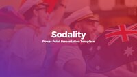 Sodality Google Slides template for download