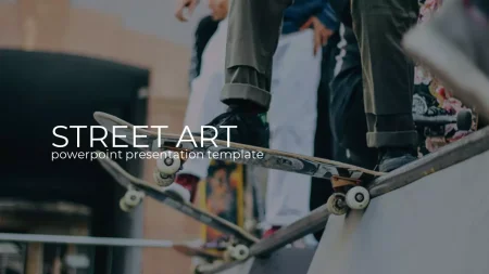 Sokak Sanatı İndirmeye hazır Google Slaytlar şablonu