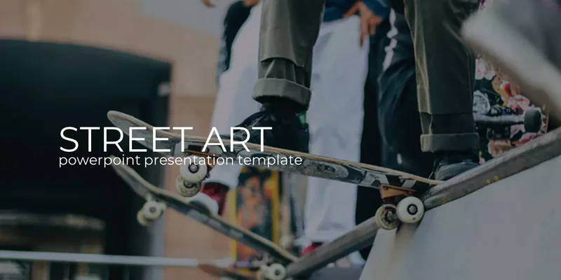 Street Art Google Slides template for download