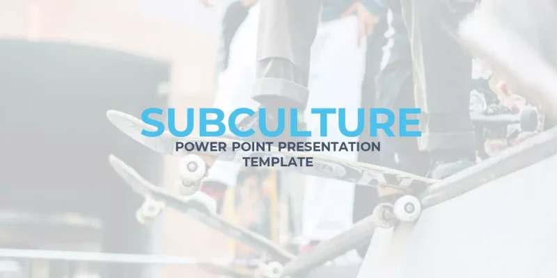 Subculture Google Slides template for download