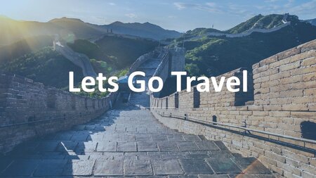 Adventure Travel Company Google Slides template for download