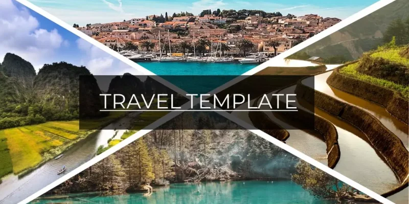 Backpacker Trip Google Slides template for download