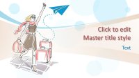 Plan de viaje de negocios Plantilla de Presentaciones de Google para descargar