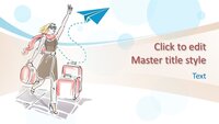 Business Trip Plan Google Slides template for download