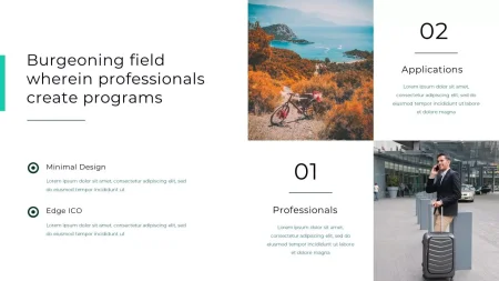 Paquetes de viaje de vacaciones Plantilla de Presentaciones de Google para descargar