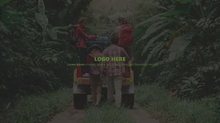 Sustainable Travel Google Slides template for download